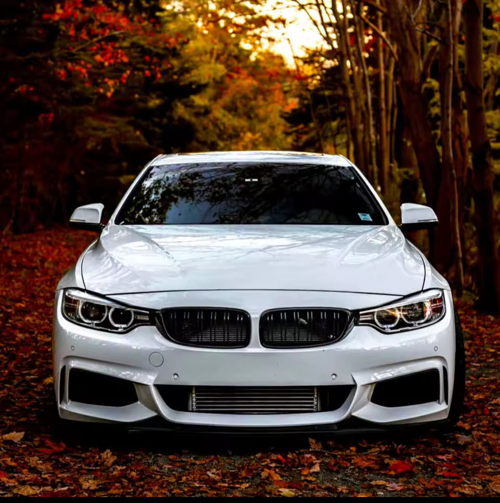 BMW 4 Series Gloss Black Kidney Grille dual line M4 Style F32 F33 F36