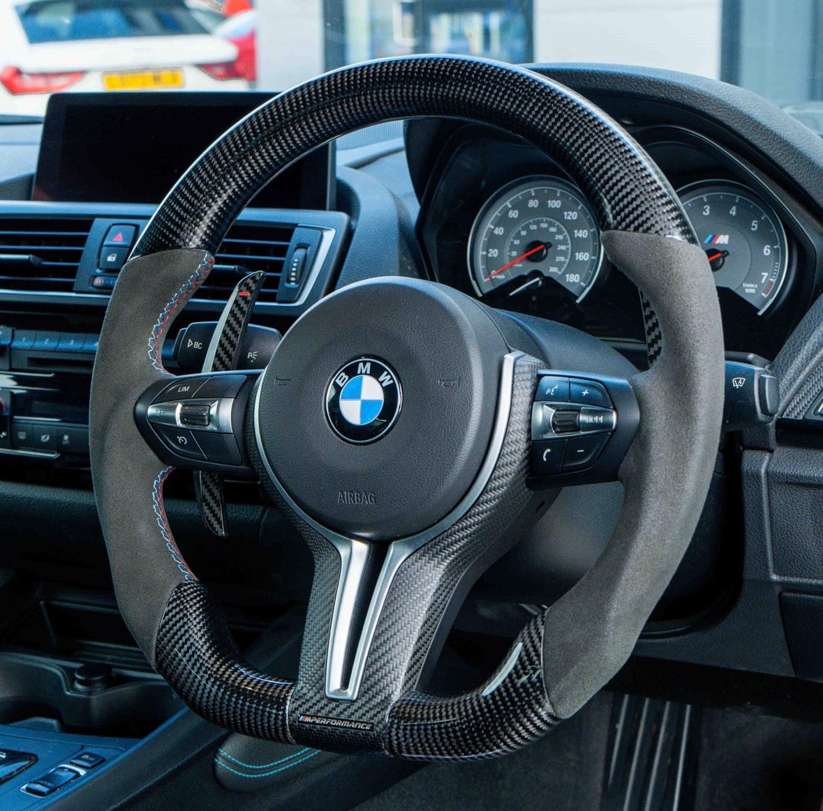 BMW CARBON FIBRE MAGNETIC SHIFTER PADDLES