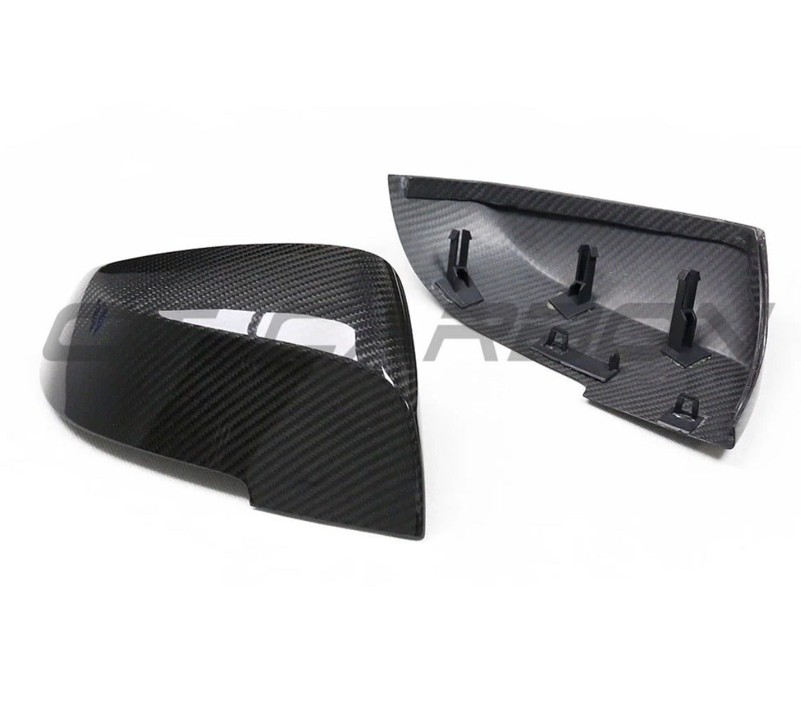 BMW DRY CARBON MIRROR REPLACEMENT FXX 1, 2, 3, 4 SERIES