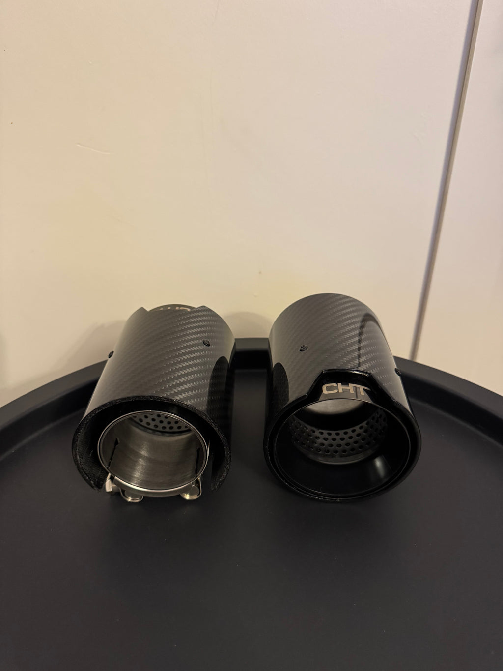 Carbon Fibre Exhaust Tips Designed By CHT X2