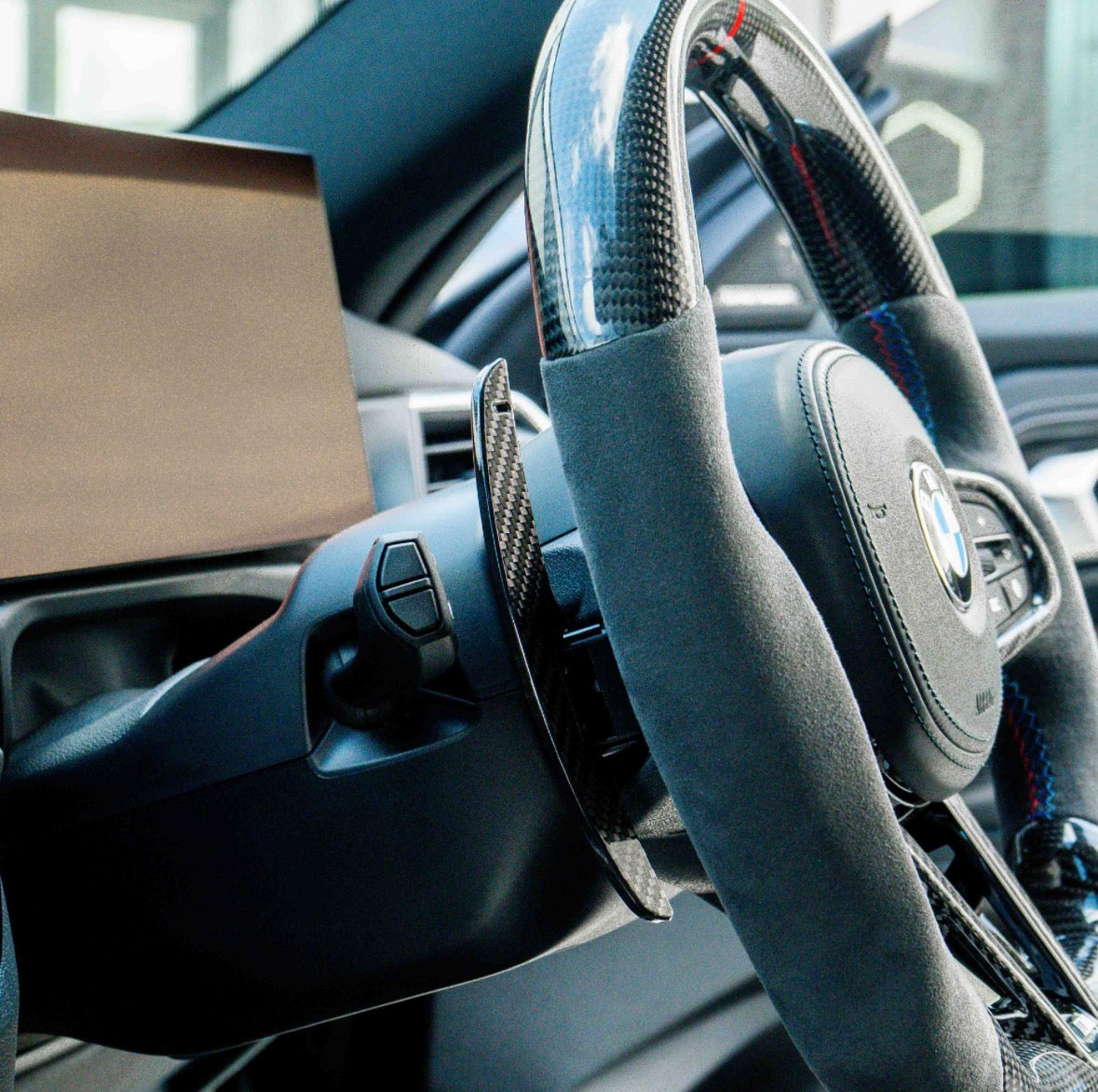 BMW CARBON FIBRE MAGNETIC SHIFTER PADDLES