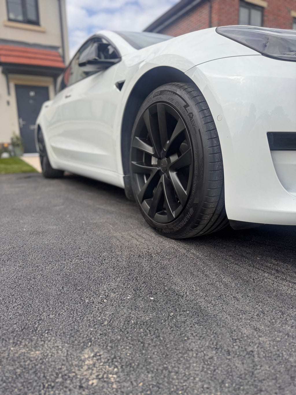 Tesla Model 3 (17-23) Wheel Rim Covers 4PCS 18 inch Arachnid Wheel Cover with Matte T Logo