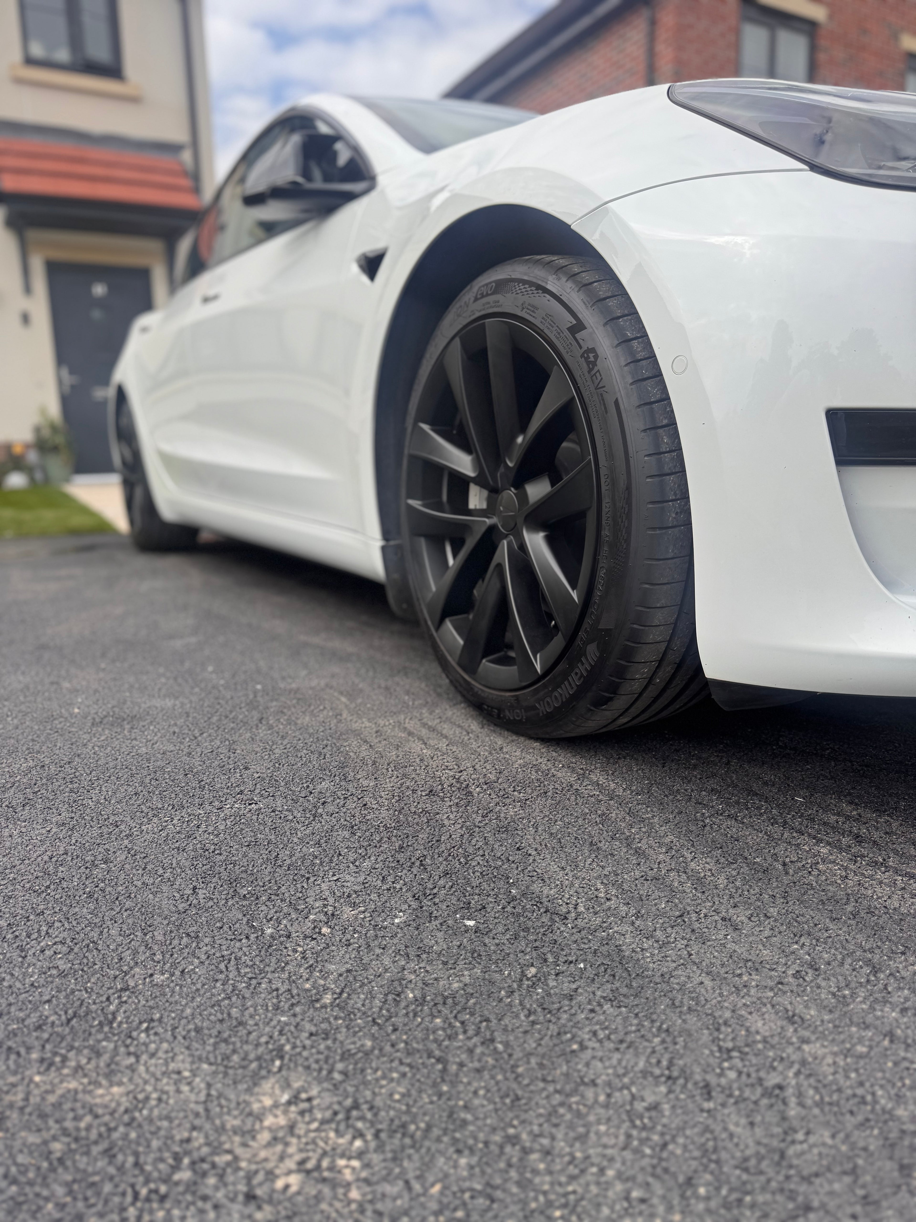 Tesla Model 3 (17-23) Wheel Rim Covers 4PCS 18 inch Arachnid Wheel Cover with Matte T Logo