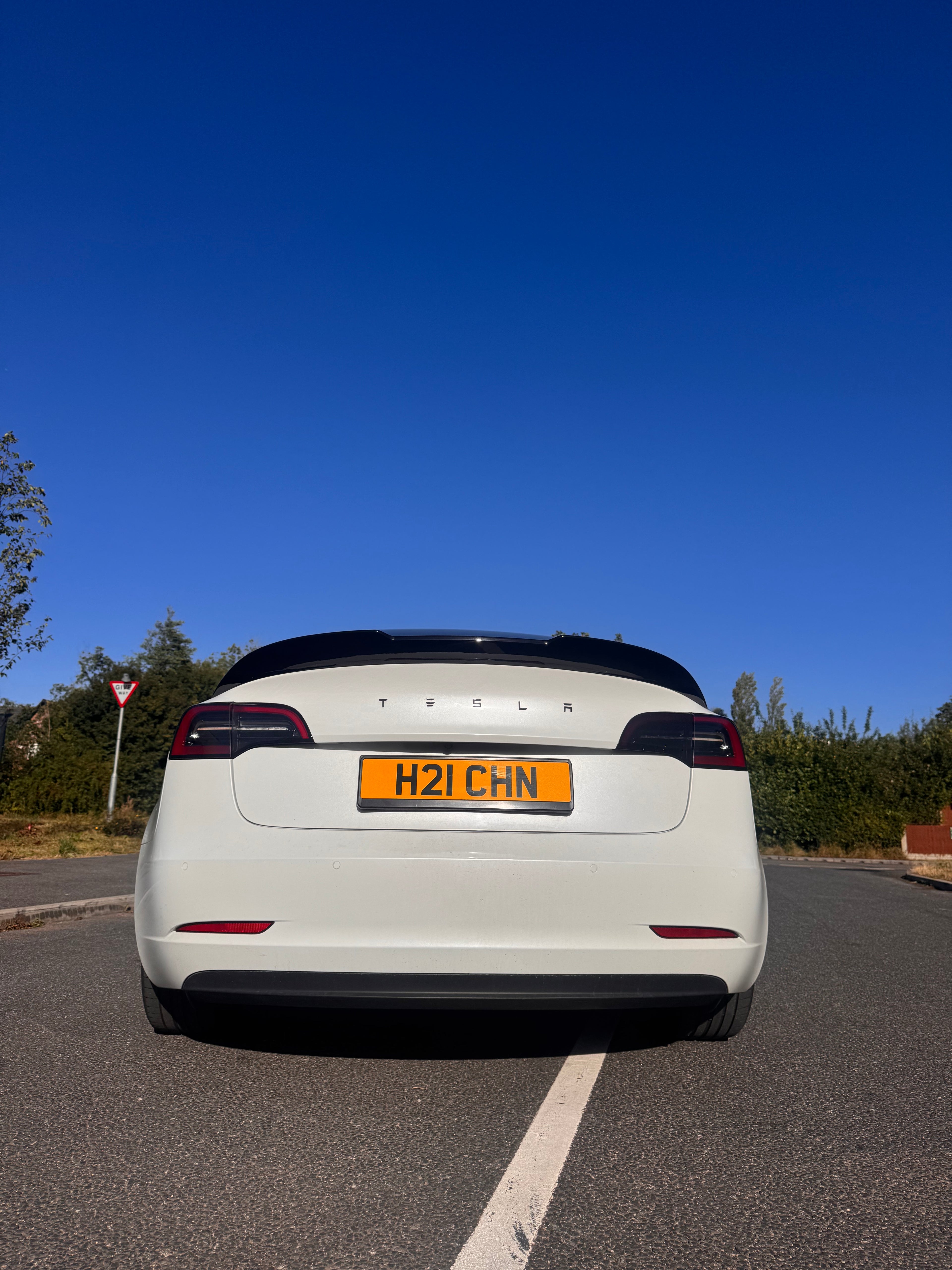 Tesla Gloss Black  Model 3 Rear Spoiler PSM Style Highkick Duckbill 2017-2023