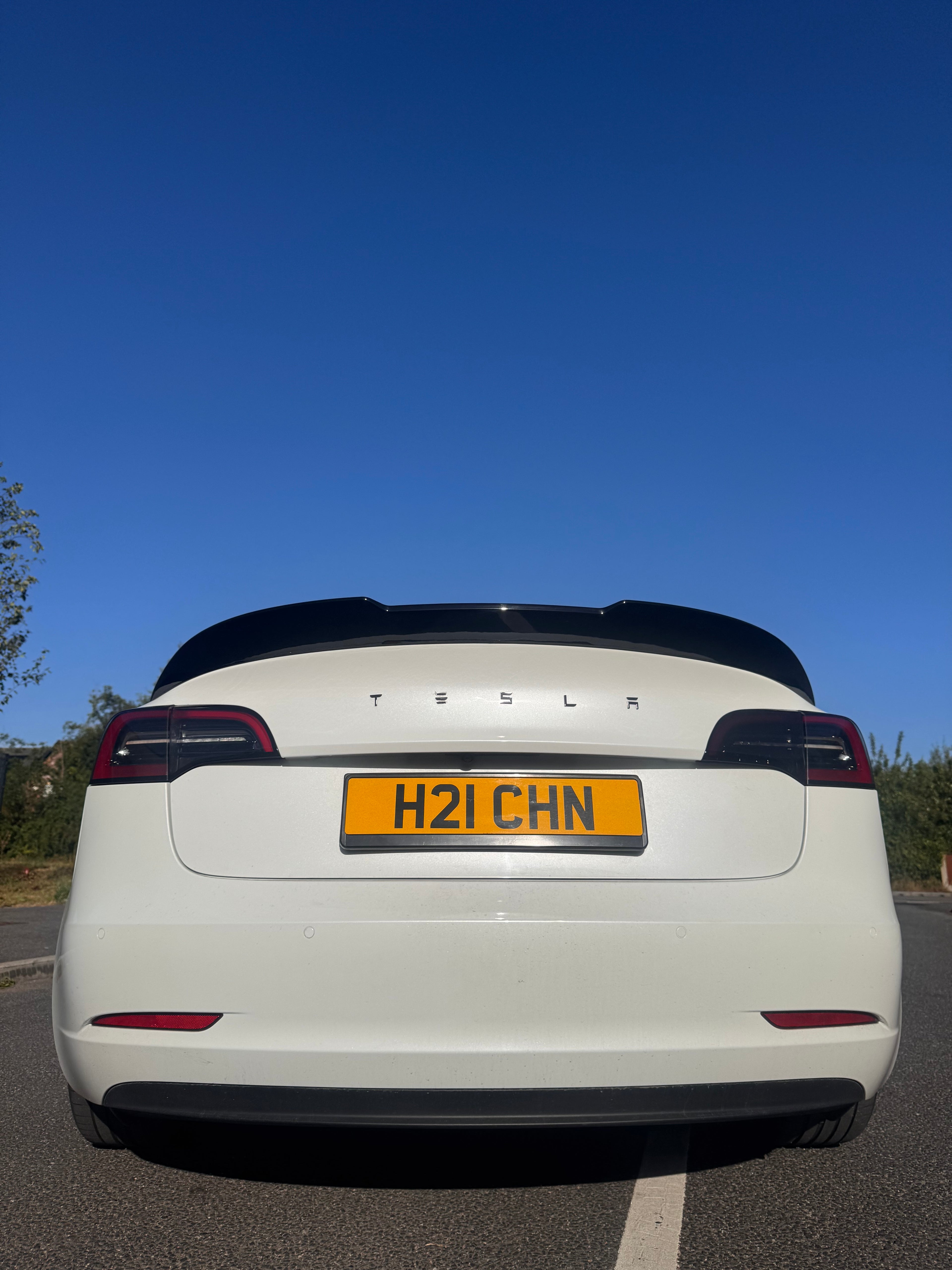 Tesla Gloss Black  Model 3 Rear Spoiler PSM Style Highkick Duckbill 2017-2023