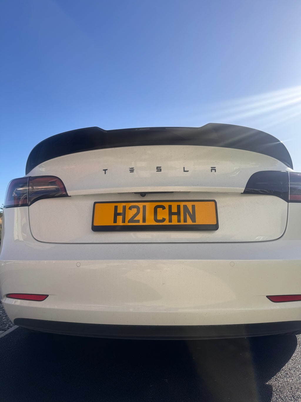 Tesla Gloss Black  Model 3 Rear Spoiler PSM Style Highkick Duckbill 2017-2023
