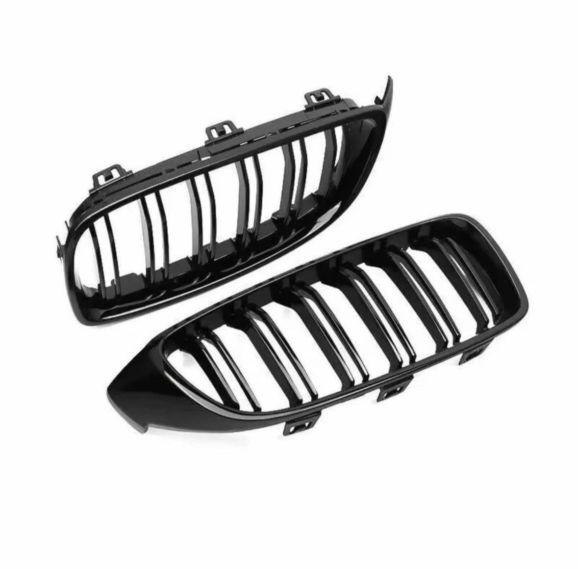 BMW 4 Series Gloss Black Kidney Grill dual line M4 Style F32 F33 F36 OEM Fit
