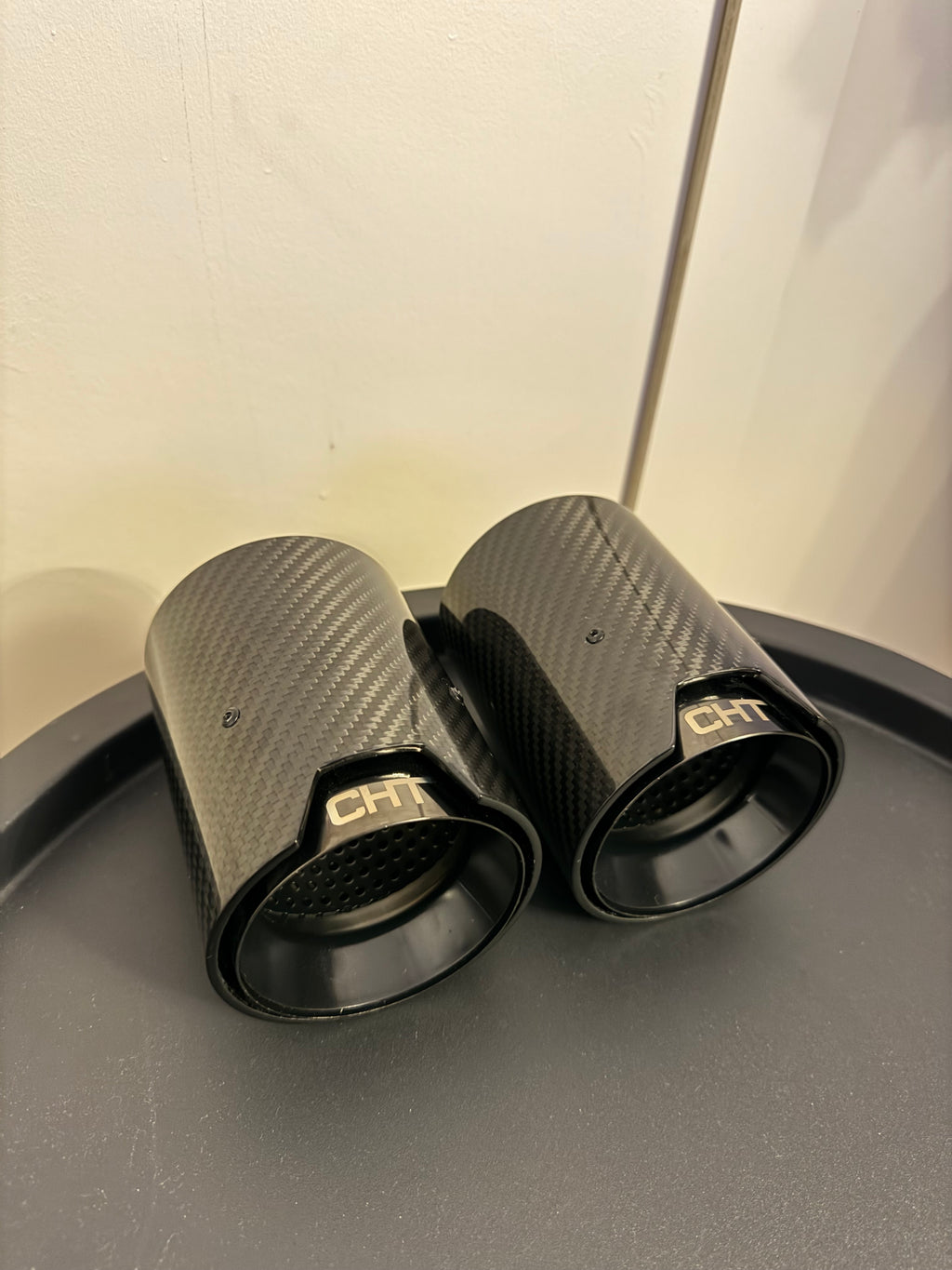 Carbon Fibre Exhaust Tips Designed By CHT X2
