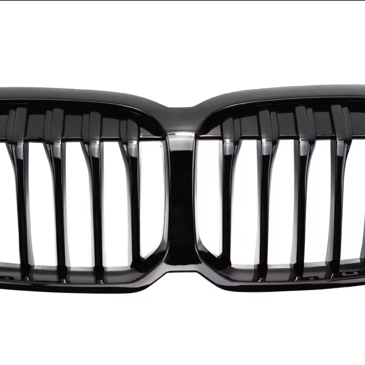FOR BMW 1 SERIES F40 2019-2024 FRONT KIDNEY GRILLE GRILL SINGLE SLAT GLOSS BLACK