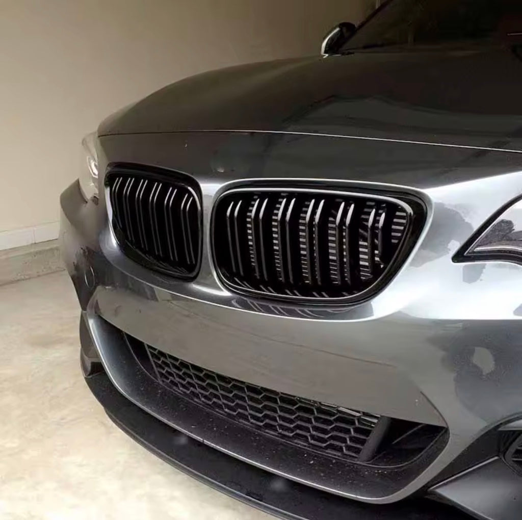BMW 2 Series F22 F23 F87 Ultra Gloss Black Kidney Grille