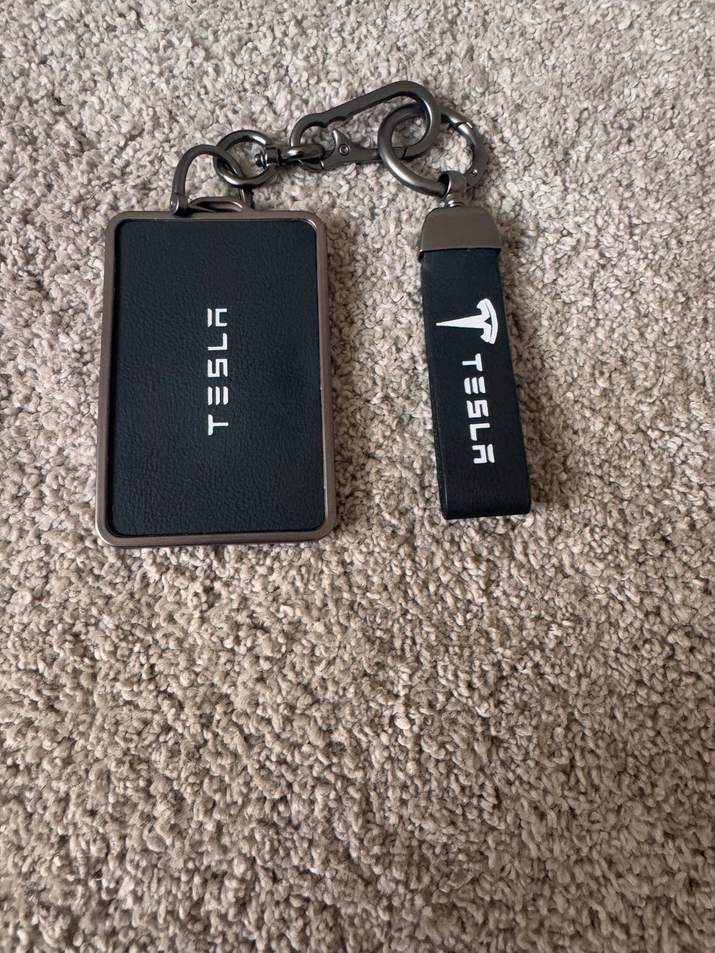 Key Card Holder Case for Tesla Model 3 Y X S Key Protector Cover with Key Chain