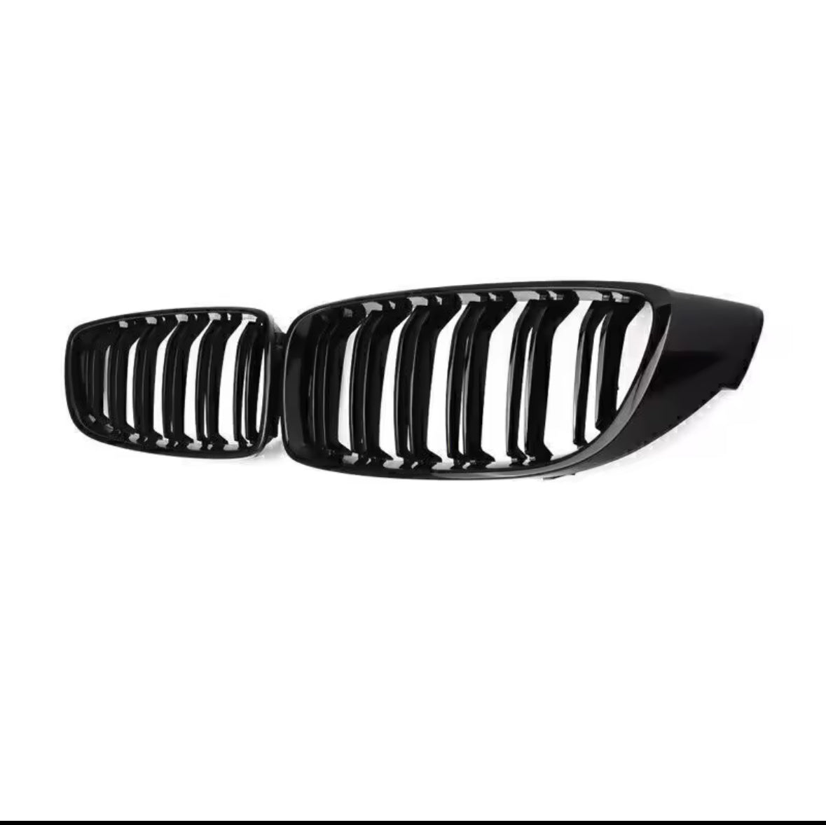 BMW 4 Series Gloss Black Kidney Grille dual line M4 Style F32 F33 F36