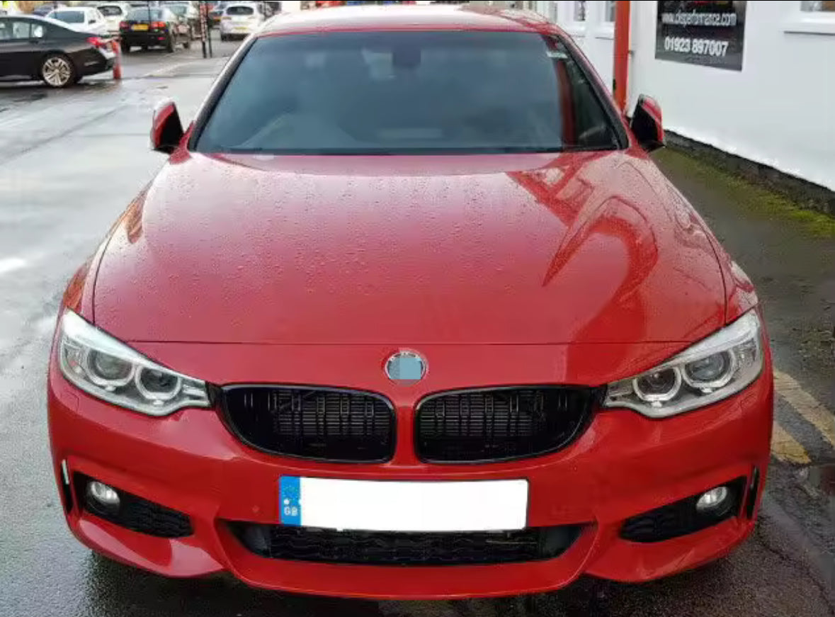 BMW 4 Series Gloss Black Kidney Grille dual line M4 Style F32 F33 F36