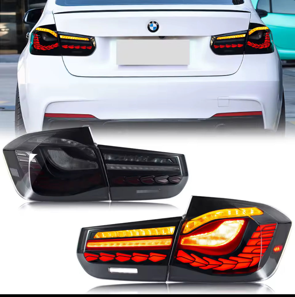 CHT OLED Tinted Rear Lights For BMW 3Series F30 F35 F80 Saloon 2013-2018