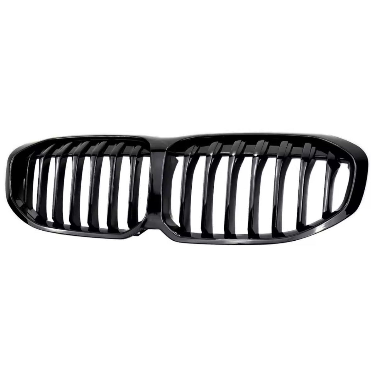 FOR BMW 1 SERIES F40 2019-2024 FRONT KIDNEY GRILLE GRILL SINGLE SLAT GLOSS BLACK