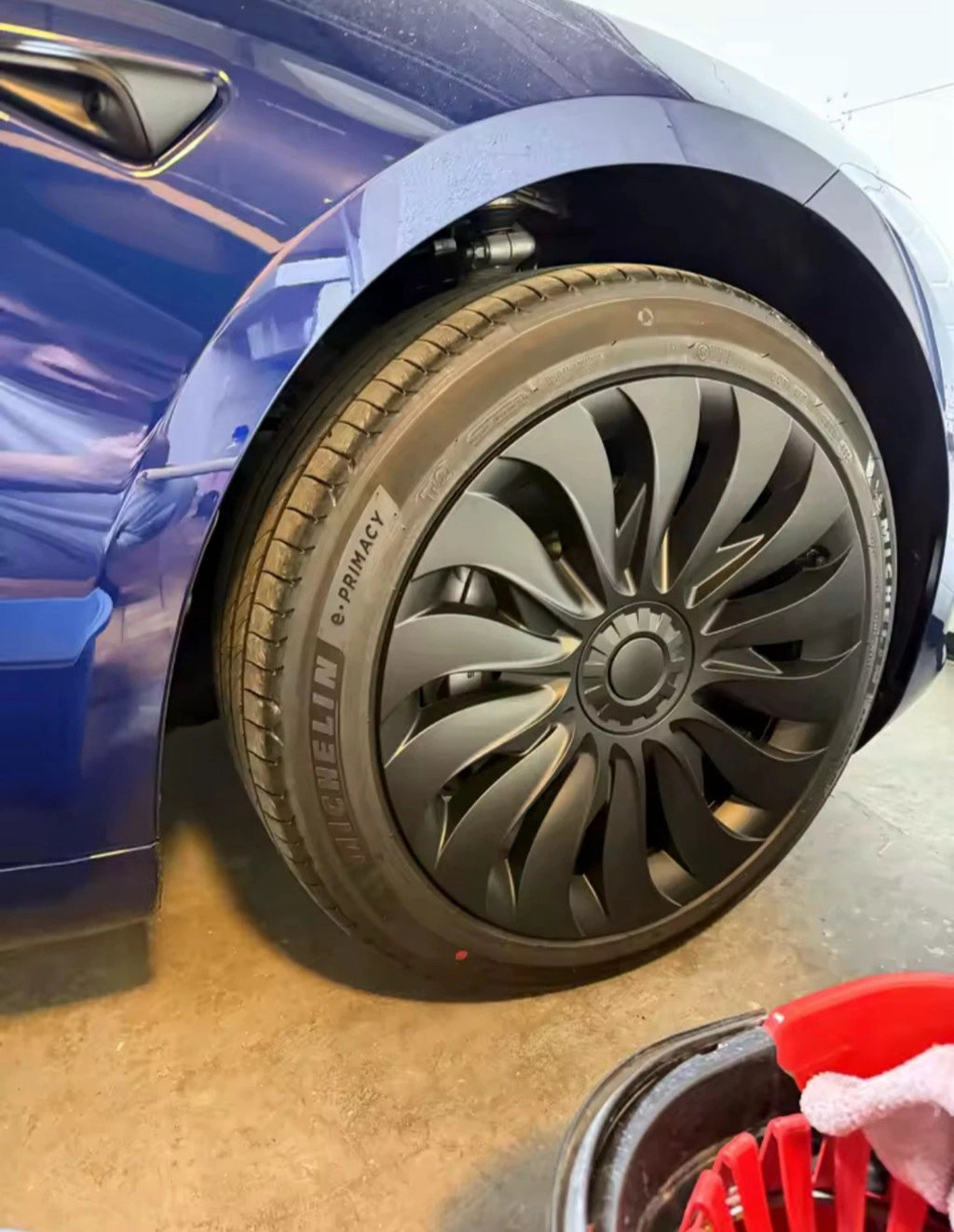 Highland Tesla Model 3 4 x 18" Wheel Covers Cover Hub Cap 2023-2025 Storm