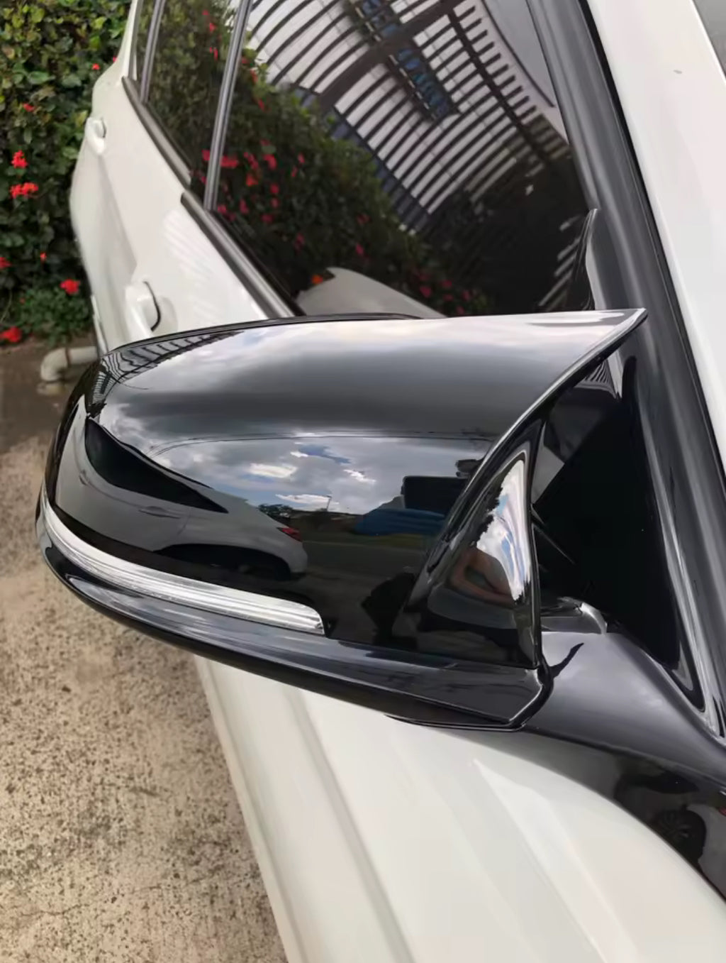 2x Gloss Black Wing Mirror Covers  For BMW F20 F21 F22 F30 F31 F32 F36 X1