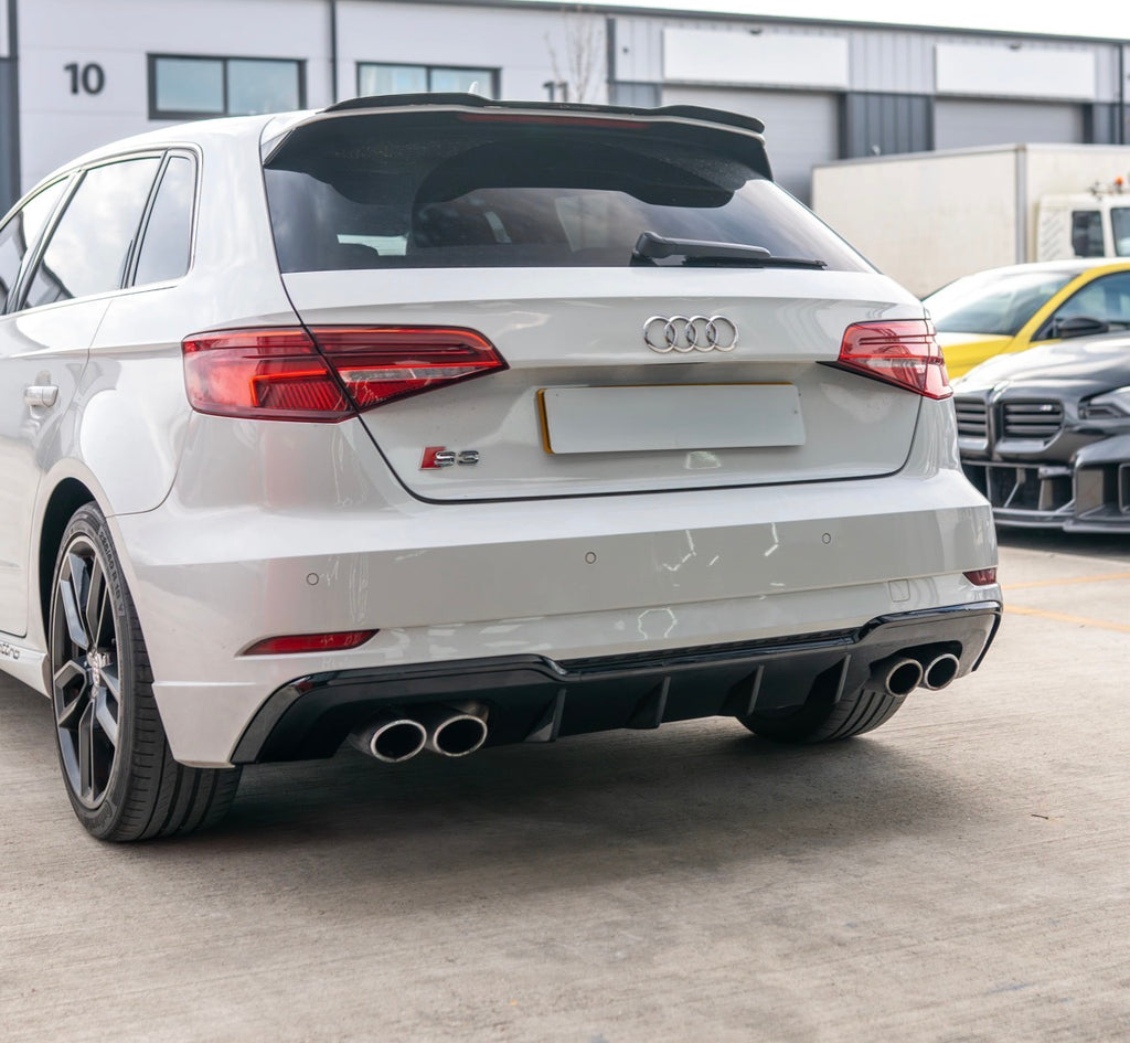 AUDI A3/S3 8V Facelift Sportback 5 Door Gloss Black Diffuser (2016–2020)