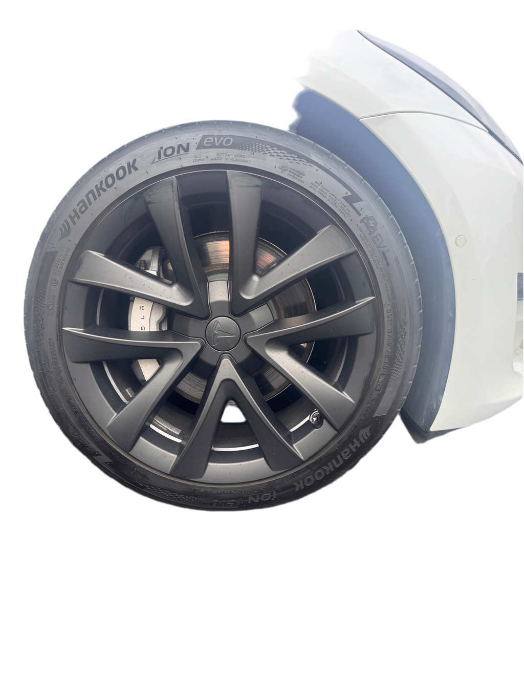 Tesla Model 3 (17-23) Wheel Rim Covers 4PCS 18 inch Arachnid Wheel Cover with Matte T Logo