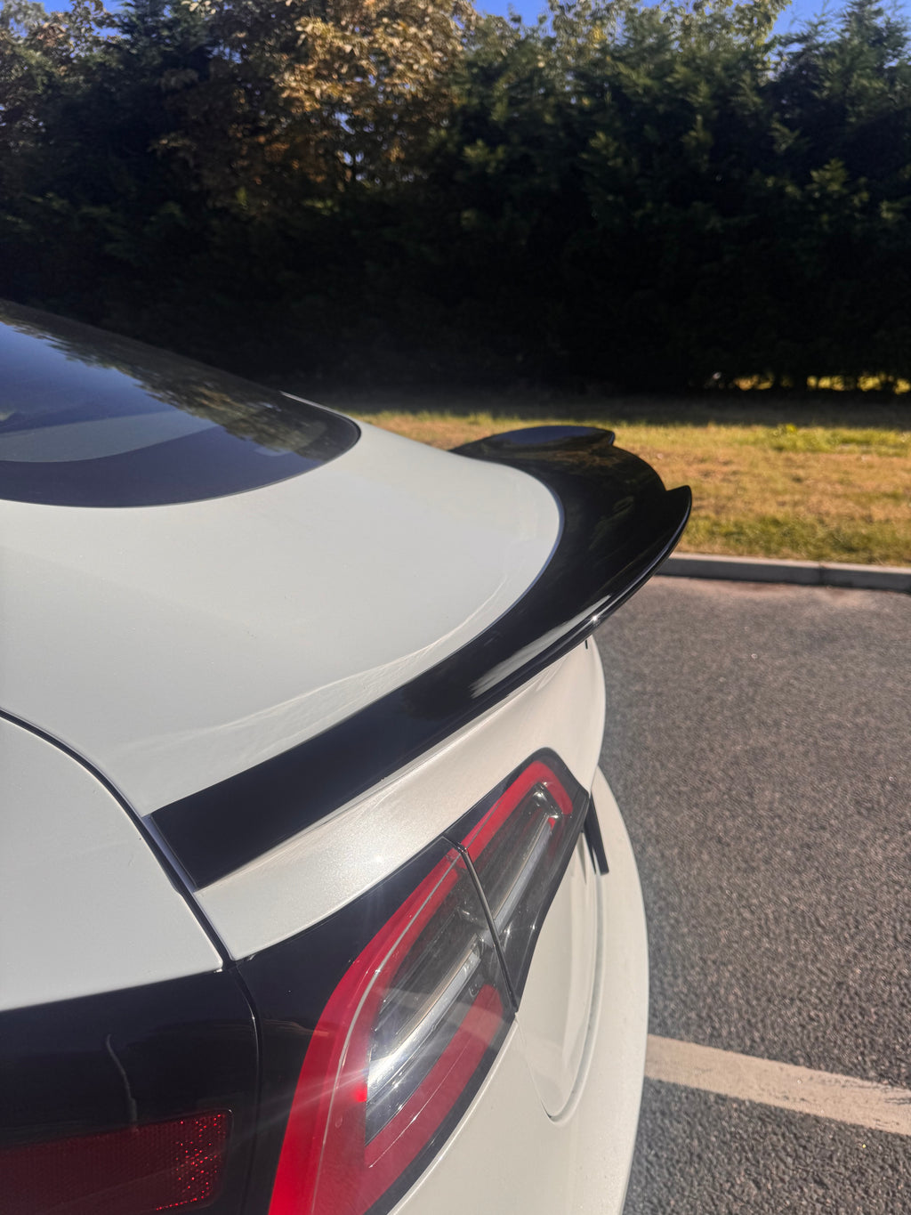Tesla Gloss Black  Model 3 Rear Spoiler PSM Style Highkick Duckbill 2017-2023