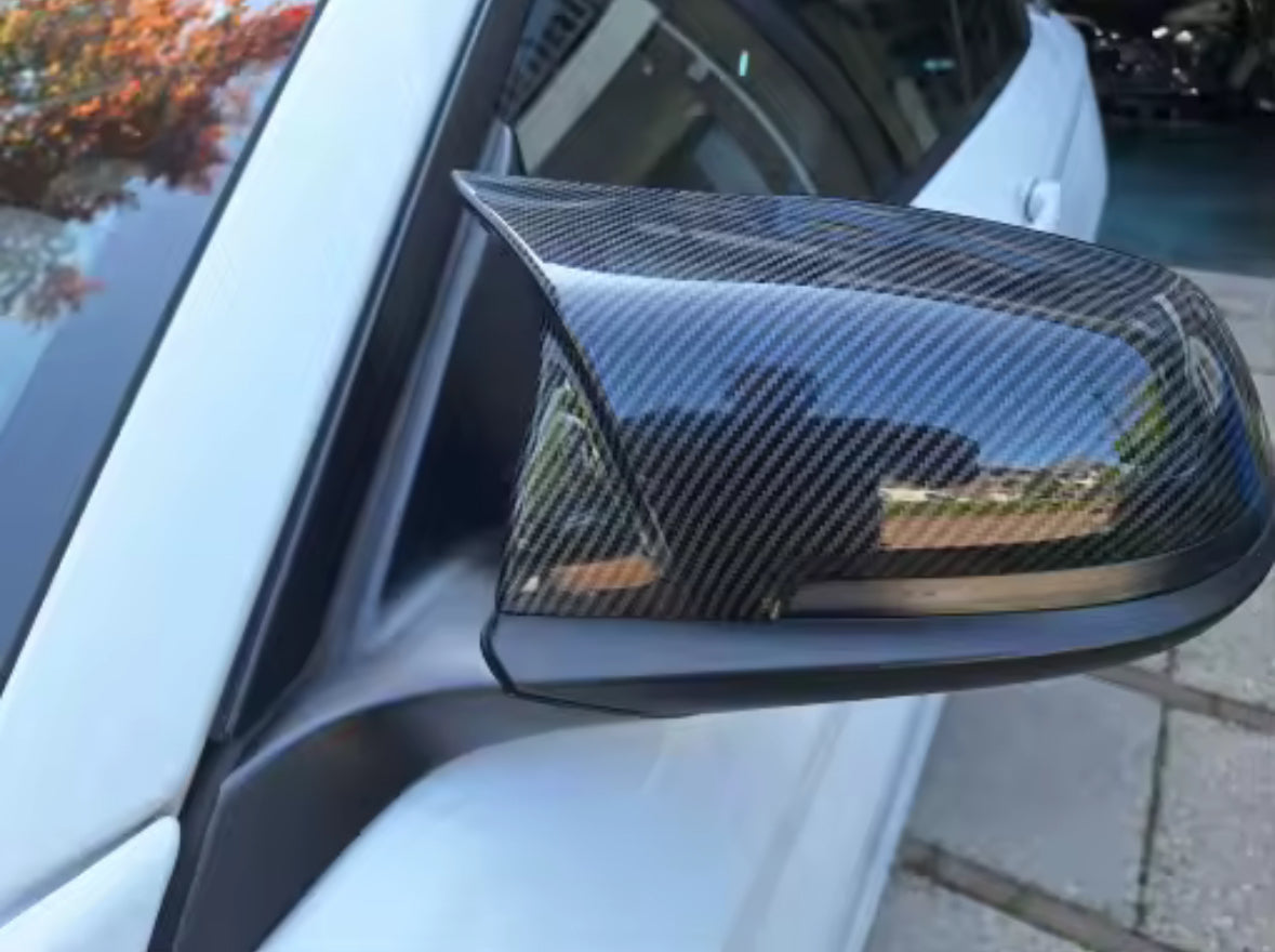 2x Gloss Black Wing Mirror Covers  For BMW F20 F21 F22 F30 F31 F32 F36 X1