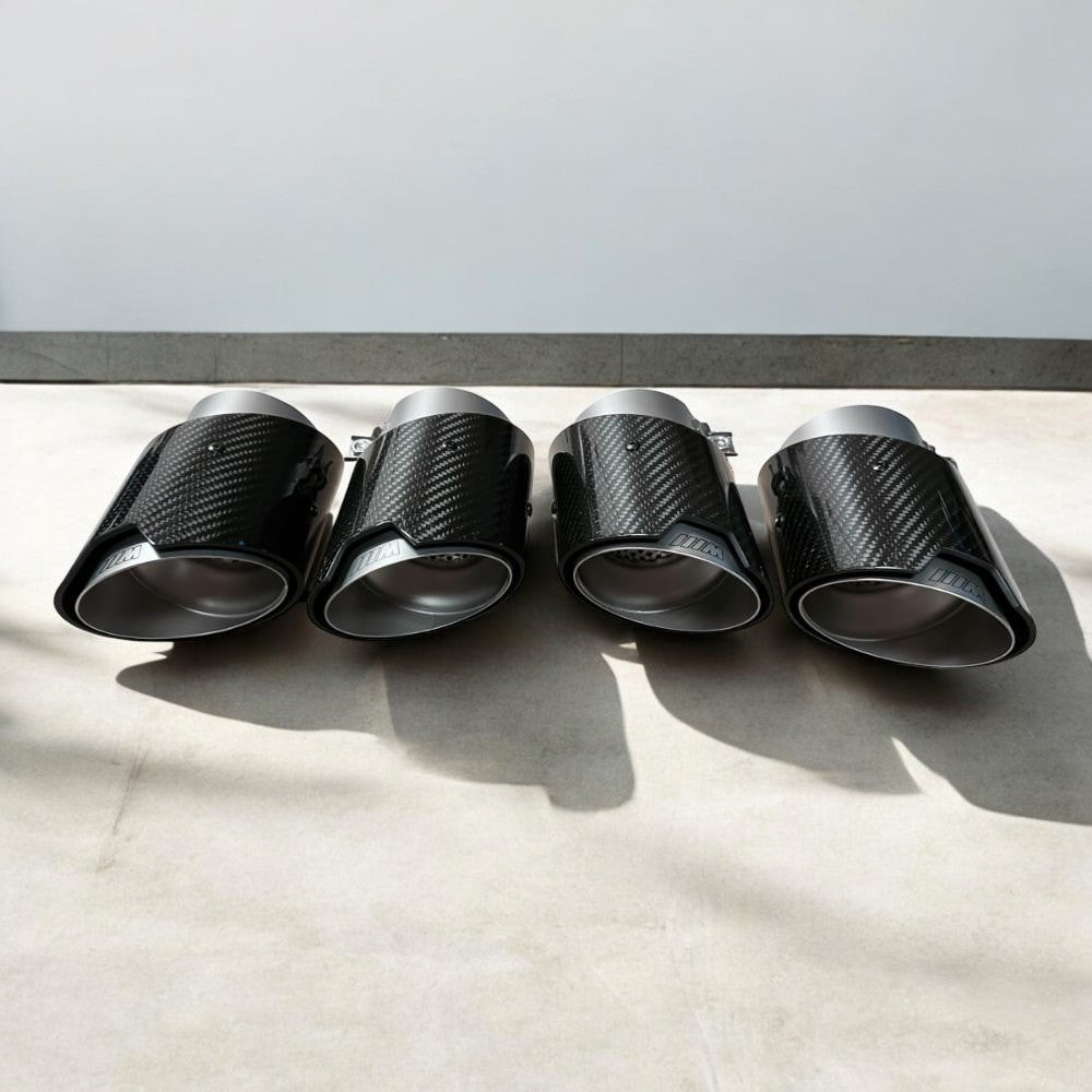 BMW G80 M3, G82/G83 M4 Real Carbon Fiber Exhaust Tips | 4PC