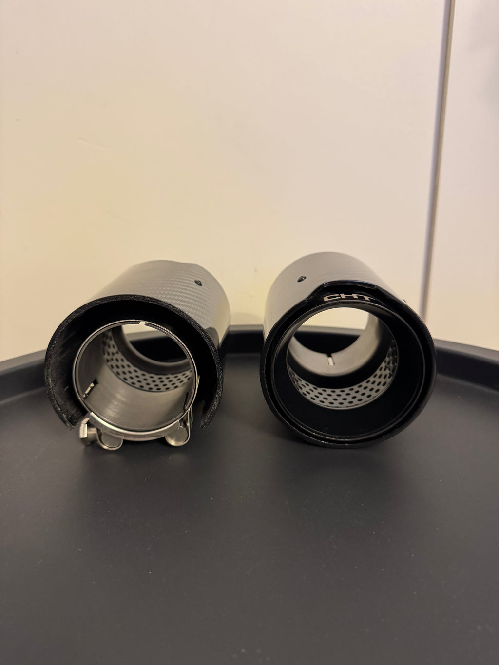 Carbon Fibre Exhaust Tips Designed By CHT X2