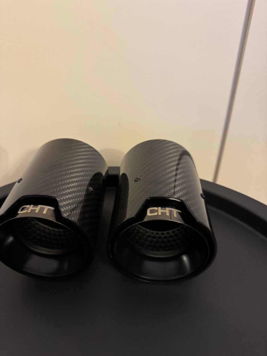 Carbon Fibre Exhaust Tips Designed By CHT X2