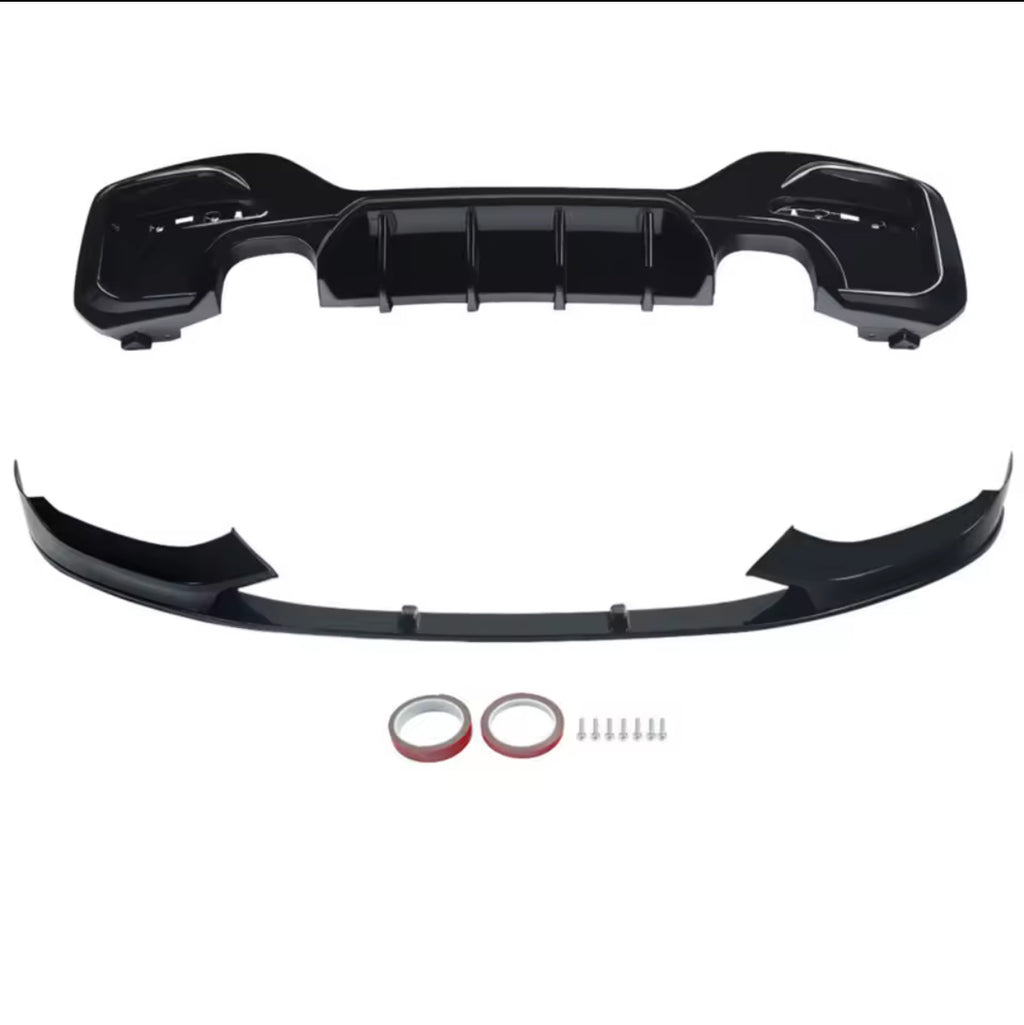 BMW 1 SERIES FRONT SPLITTER & Rear Diffuser M SPORT GLOSS  F20 F21 LCI 2015-2019