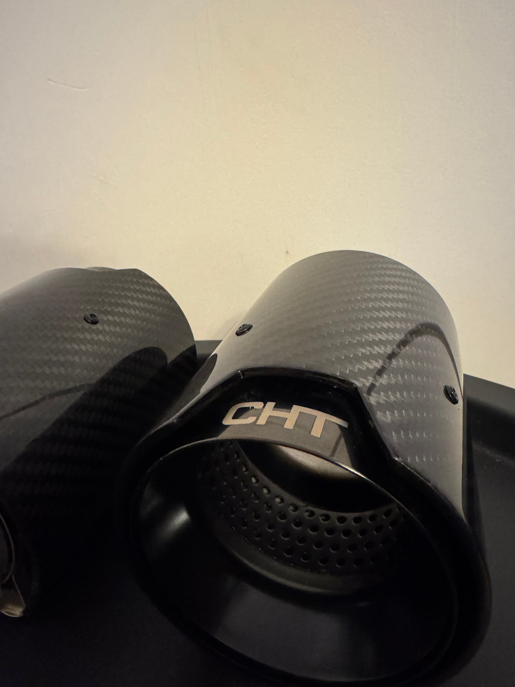 Carbon Fibre Exhaust Tips Designed By CHT X2
