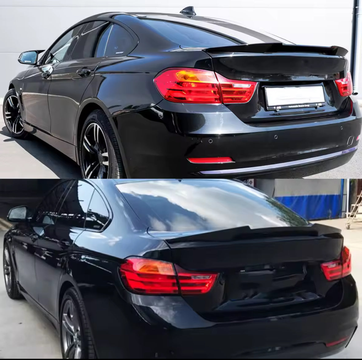 BMW 4 Series Spoiler Gloss Black F36 Aero Style