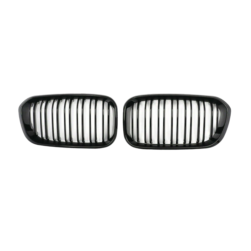 BMW 1 Series Kidney Grille Gloss Black F20 F21 1 Series 15-19 Facelift
