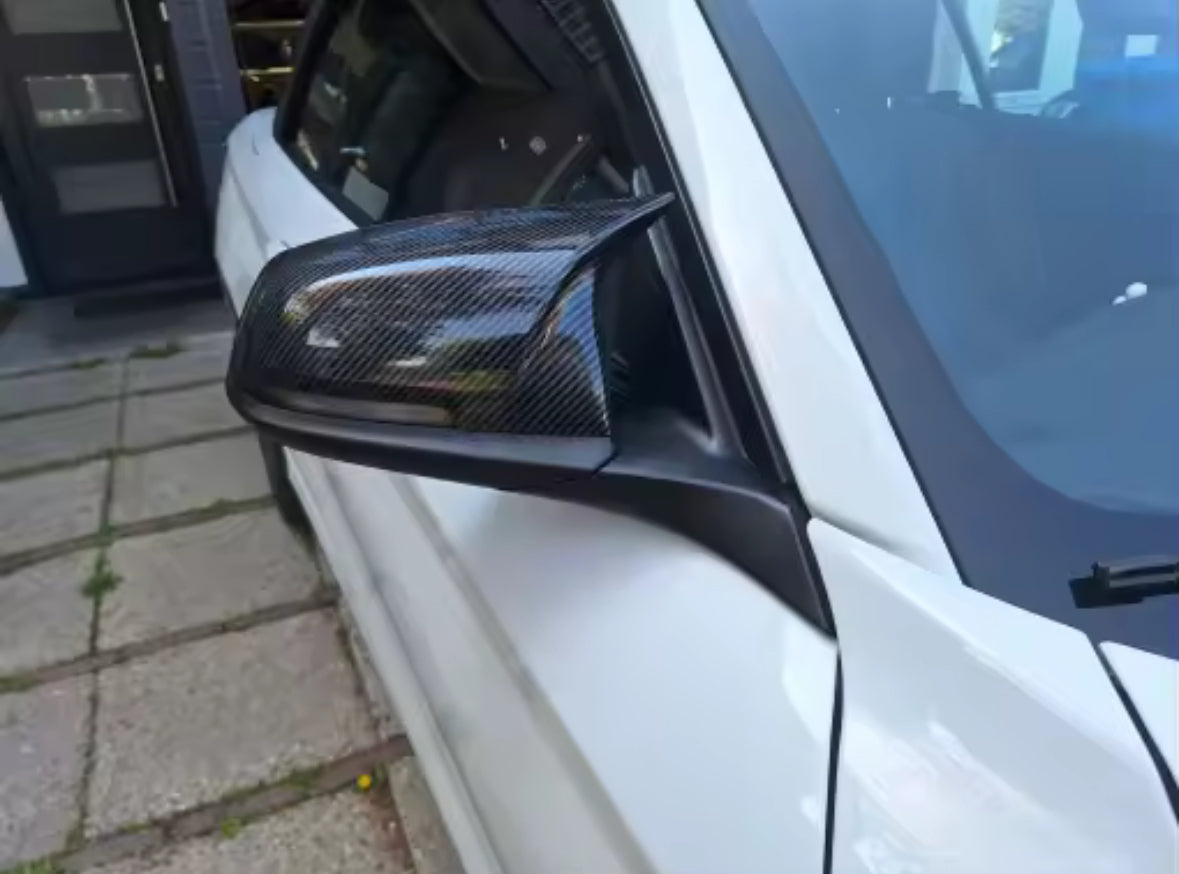 2x Gloss Black Wing Mirror Covers  For BMW F20 F21 F22 F30 F31 F32 F36 X1