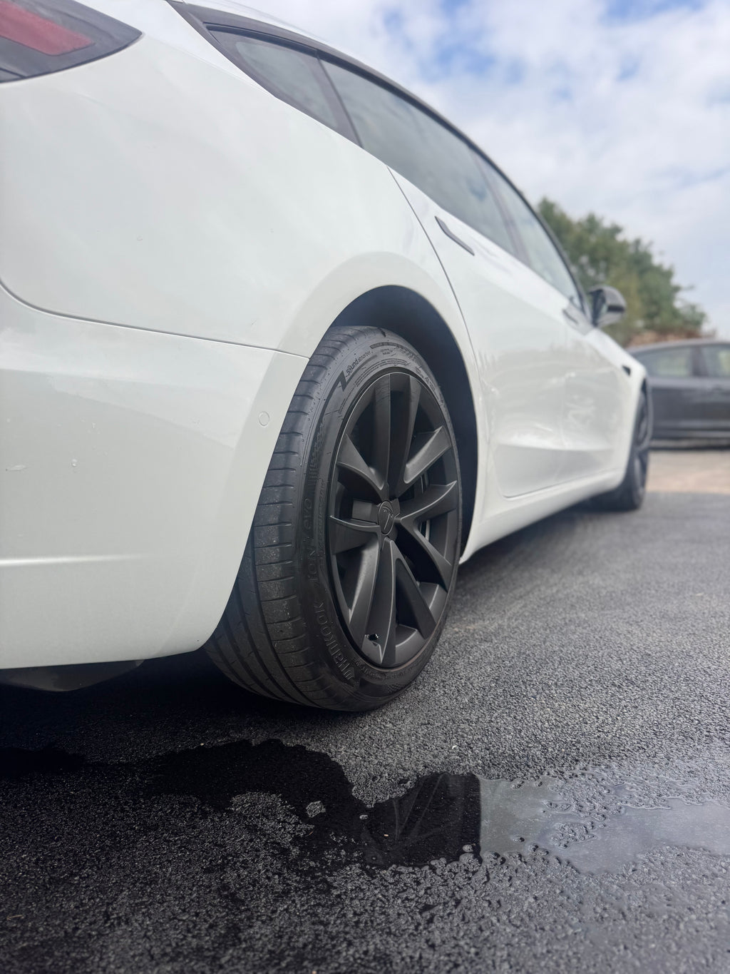 Tesla Model 3 (17-23) Wheel Rim Covers 4PCS 18 inch Arachnid Wheel Cover with Matte T Logo