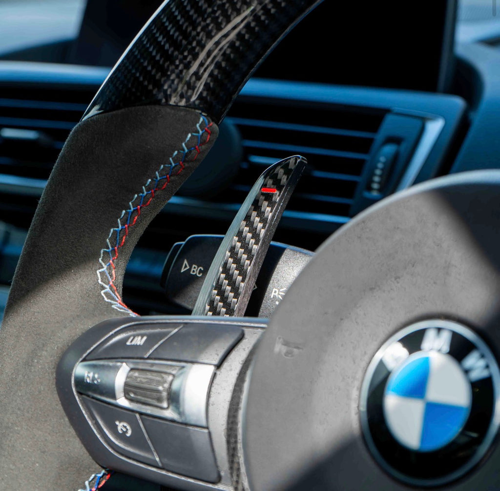 BMW CARBON FIBRE MAGNETIC SHIFTER PADDLES