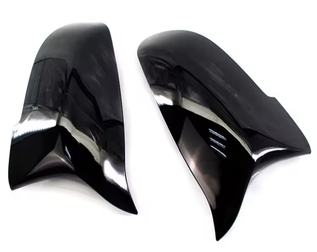 2x Gloss Black Wing Mirror Covers  For BMW F20 F21 F22 F30 F31 F32 F36 X1