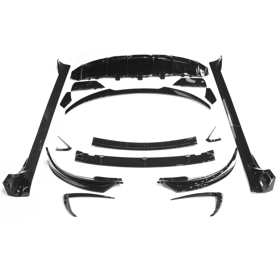 TESLA MODEL Y FULL GLOSS BLACK KIT - BLAK BY CT CARBON