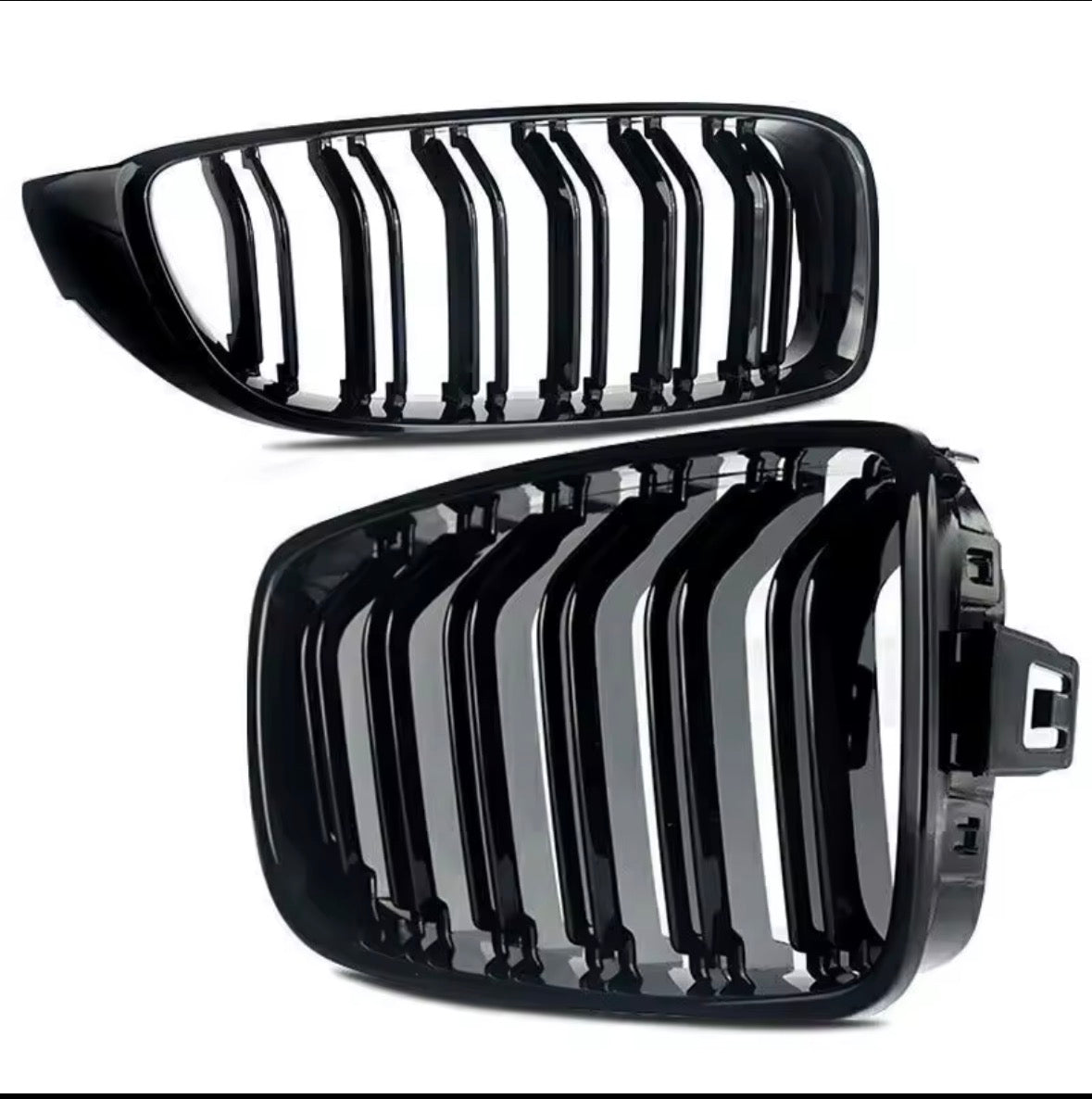 BMW 4 Series F32 F33 F36 Ultra Gloss Black Kidney Grille