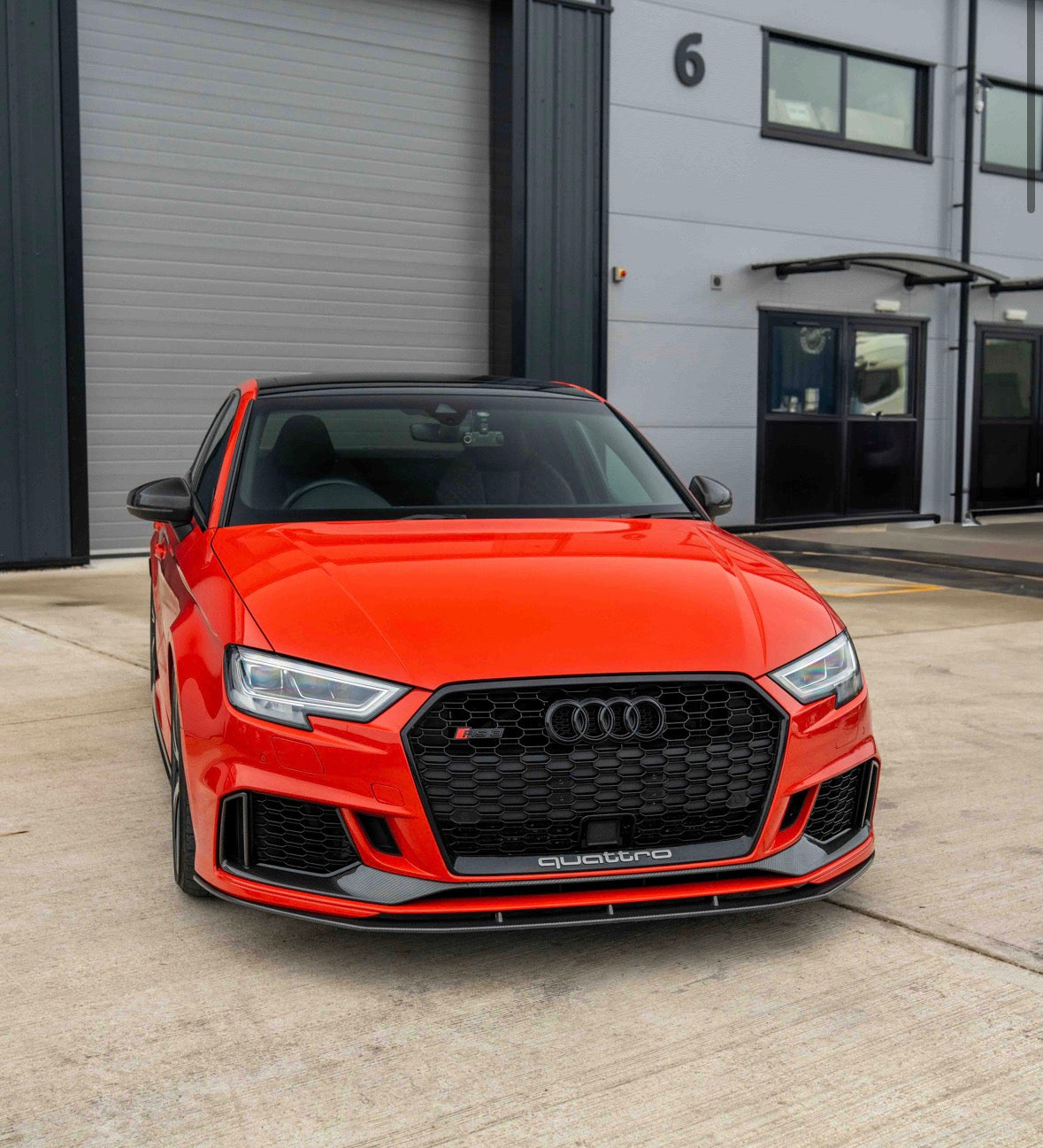 AUDI RS3 8V FACELIFT CARBON FIBRE BUMPER TRIM