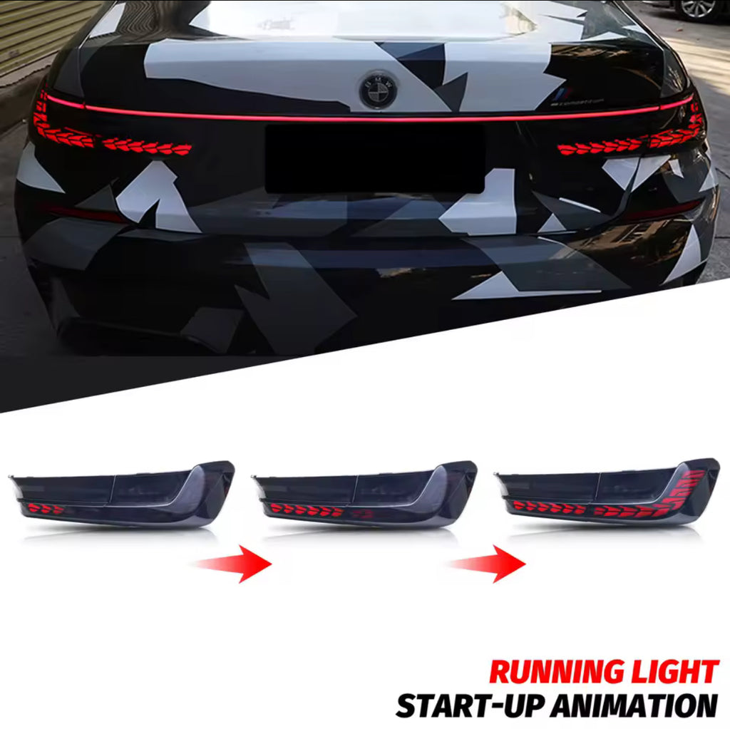 CHT OLED Tinted Rear Lights For BMW 3Series G20 G28 G80 Saloon 2019-2024