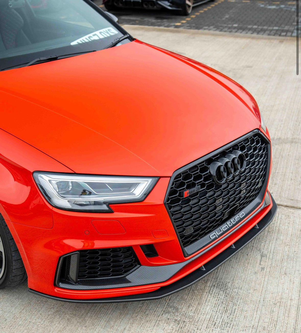 AUDI RS3 8V FACELIFT CARBON FIBRE BUMPER TRIM