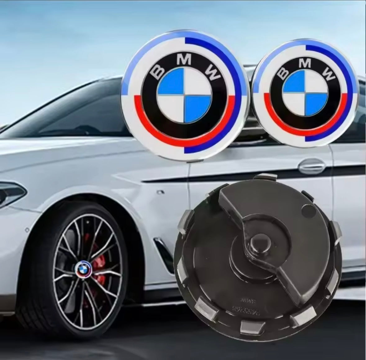 BMW Floating Wheel Center Caps | 56mm & 68mm 4 Pcs