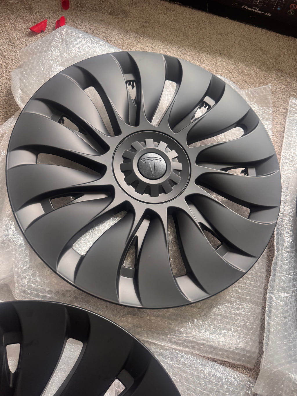 Tesla Model Y 4 x 19" Wheel Covers Turbine Hub Caps 2020-2024