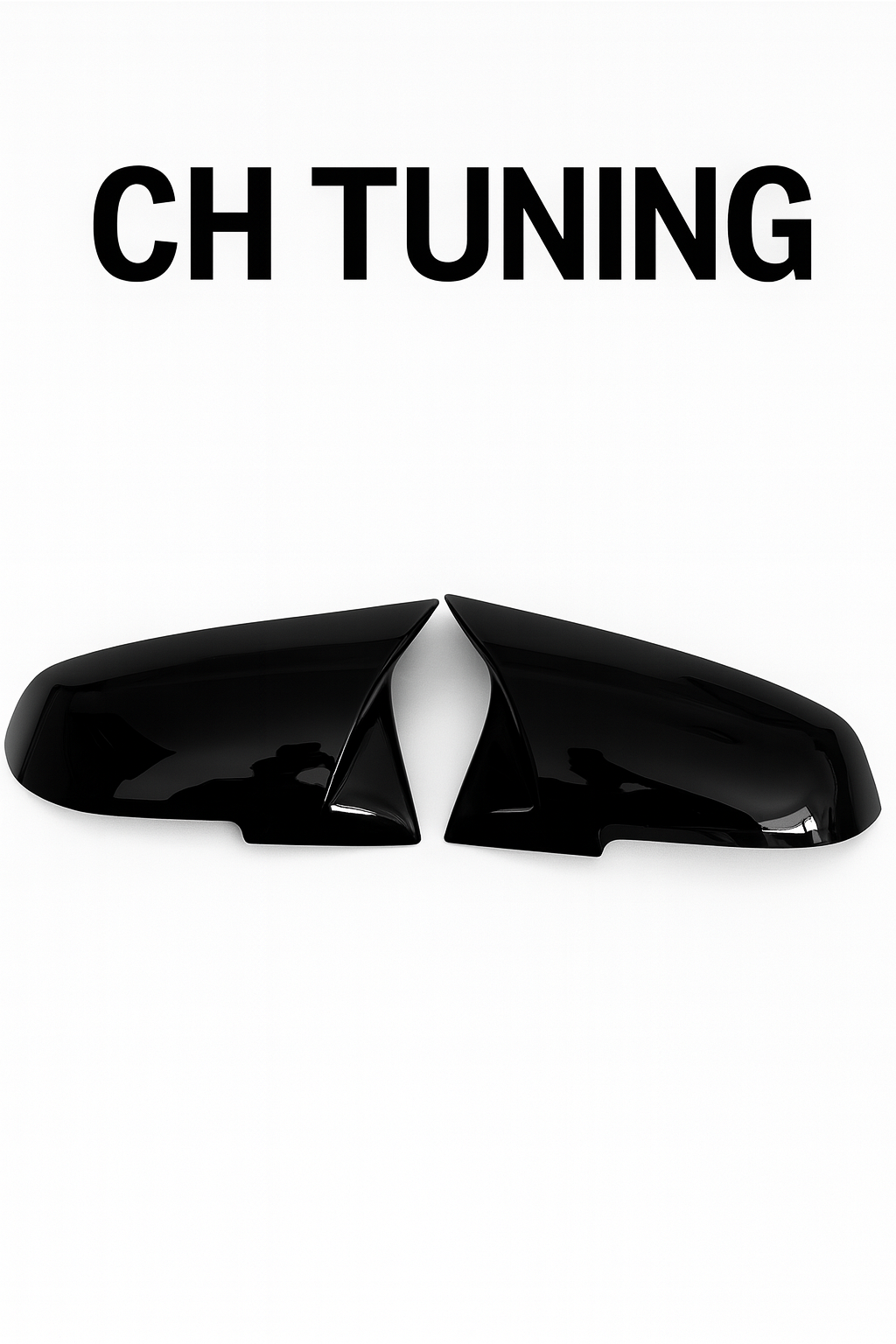 2x Gloss Black Wing Mirror Covers  For BMW F20 F21 F22 F30 F31 F32 F36 X1