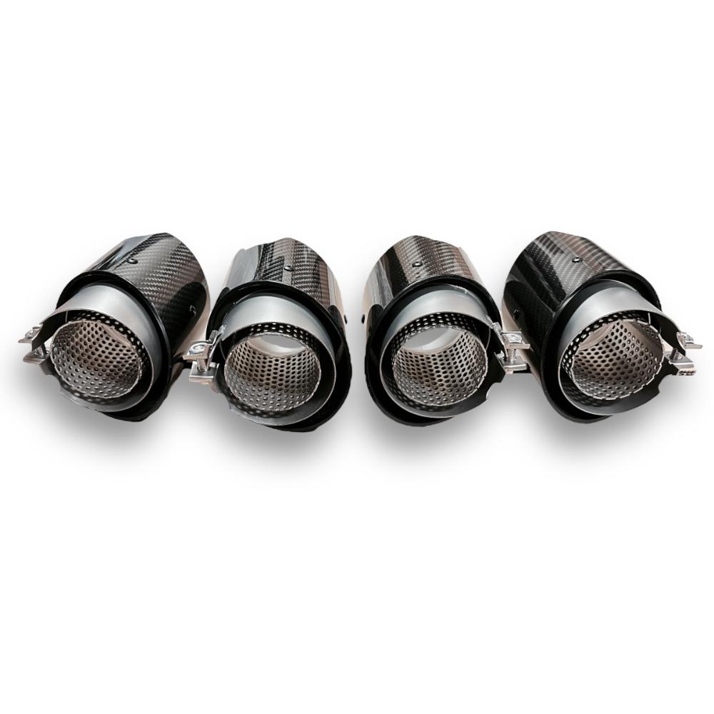 BMW G80 M3, G82/G83 M4 Real Carbon Fiber Exhaust Tips | 4PC
